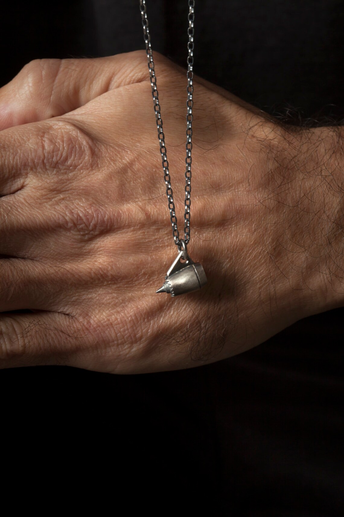 Sterling Silver Jet Engine Necklace Aviation Gifts Plane Etsy