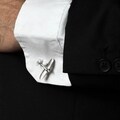 Sterling Silver Airplane Cufflinks Handmade Aviation Gift product logo