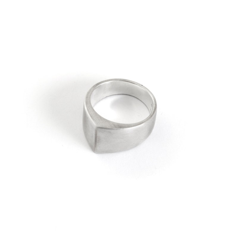 Mens Pinky Ring Cool Mens Ring Peak Ring in Sterling Silver Etsy