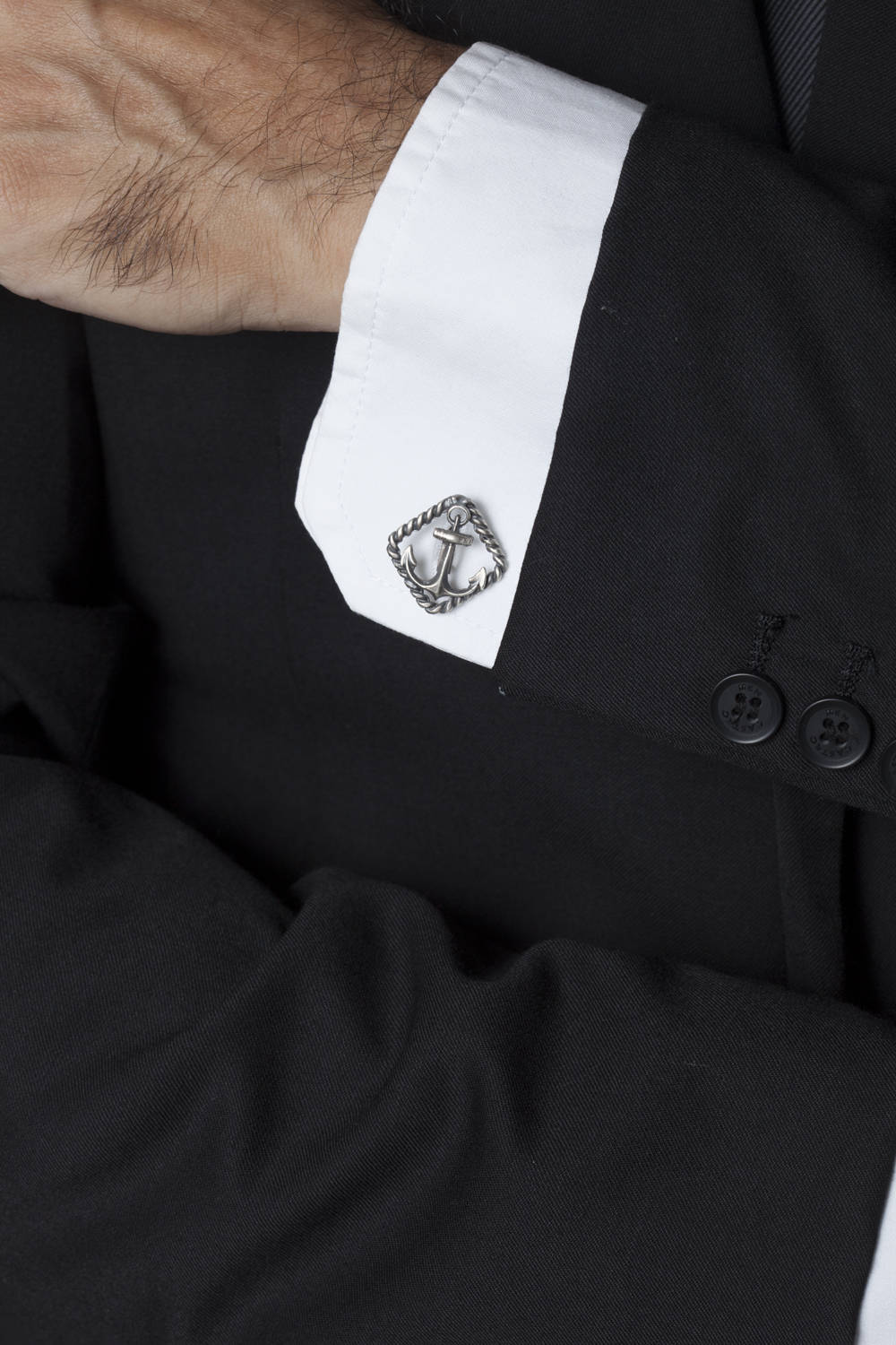 Boutons De Manchette En Argent Sterling - Cufflinks Classiques, Cadeau Fête Des Pères, Accessoire Costume