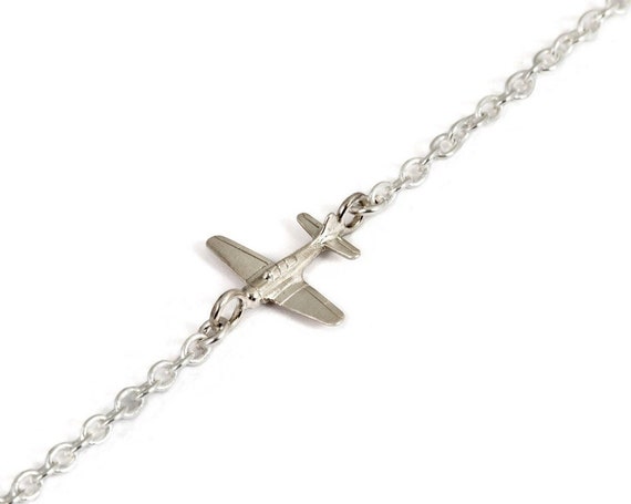 Airplane bracelet charm hot sale