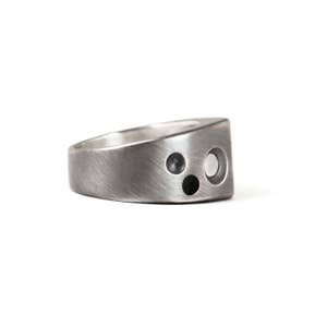 Moon Ring for Men in Sterling Silver image 4