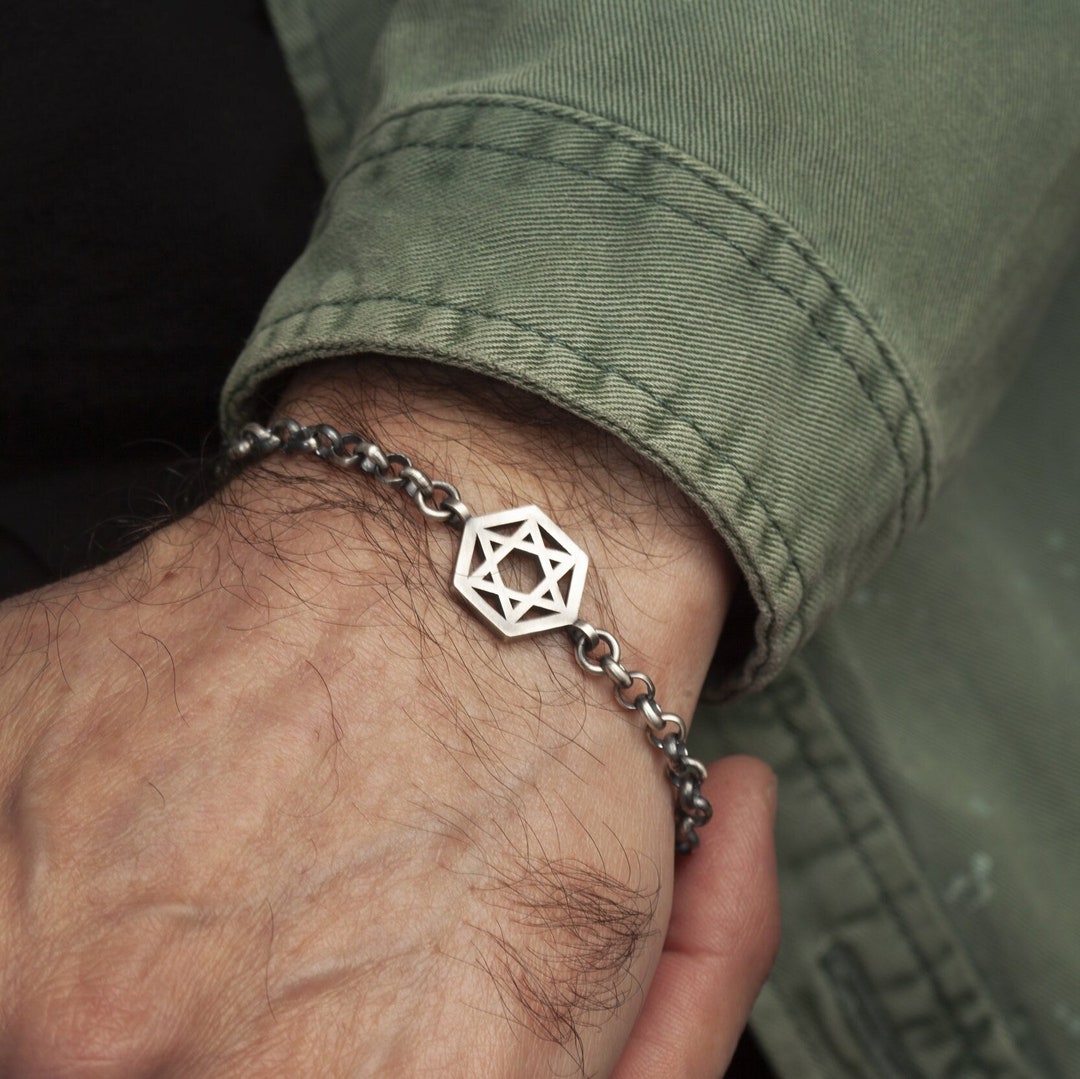 Jewish men's bracelets best sale