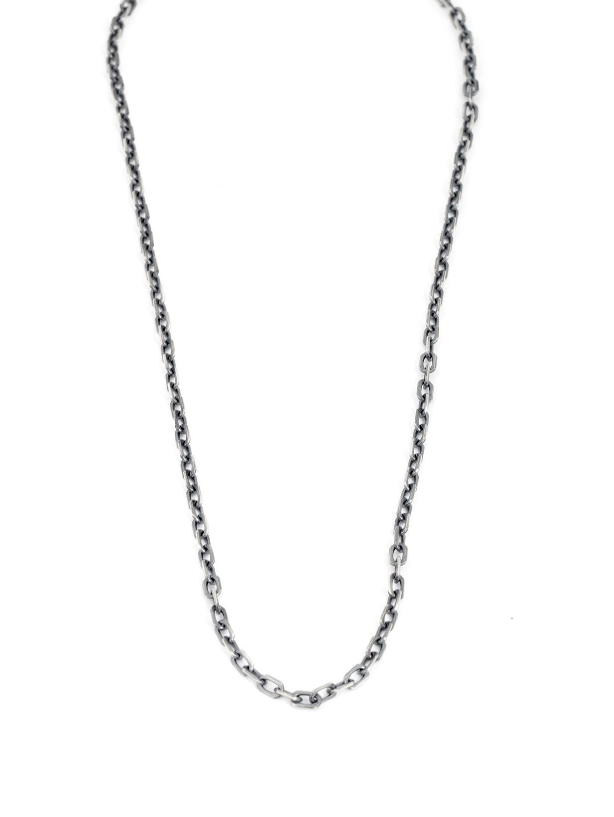 Mens Silver Chain Necklace 21 Inch Sterling Silver Chain Etsy