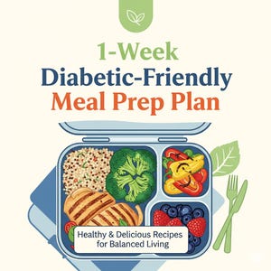 Tasty Recipes Blood Sugar Balance 7-Day Meal Prep for Wellness for Diabetic-Friendly Living