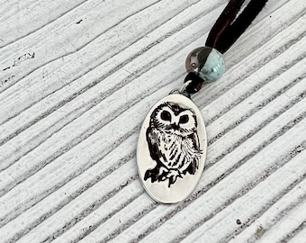 Owl Necklace Jewelry, Birds of Prey, Birthday gift, Unique Gifts for sisters,