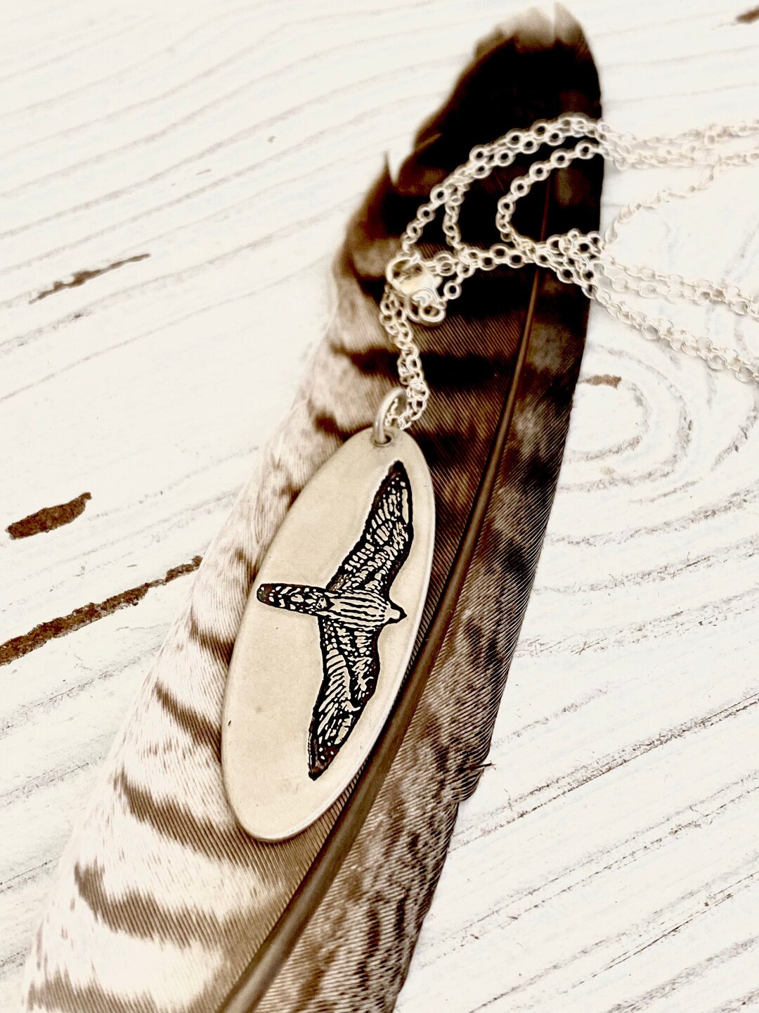 •AEON• falcon's eye + silver necklace (16