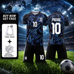 ロナウド #7 ブラックゴールドドラゴン サッカーキット、CR7