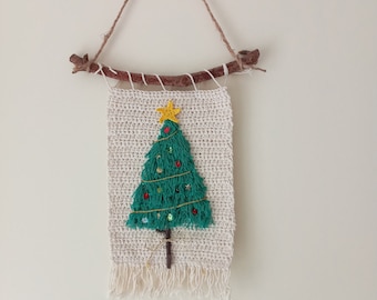 Christmas Tree crochet pattern, ornaments, Wall hanging, New Year home decor diy tutorials, Wall hanging, door decor, Christmas decoration