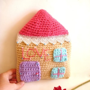 Crochet Cushion amigurumi pattern, pillow, tutorial, cushion pattern, crocheted home decor, handmade baby pillow