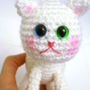 Pattern, Amigurumi Pattern, Amigurumi Cat Pattern, Crochet Kitten, Amigurumi Crochet Kitty Pattern, Tutorial