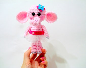 Amigurumi Olifant Patroon, Gehaakt Olifant Patroon, Amigurumi Patroon, Tutorial, Gehaakte Olifant, Afrikaanse dieren, Schattig en kawaii speelgoed