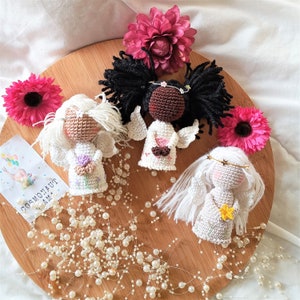 Angel Pattern, Amigurumi doll, Christmas crochet pattern, Baptism gift, guardian angel, crochet doll pattern, amigurumi toys, xmas plush image 6