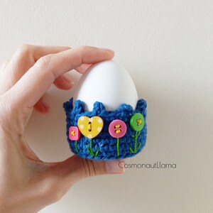 Easter Crochet Egg holder Pattern, Easter Eggwarmer Handmade crocheted Easter Decor, Homewares, Kitchen Decor Easter Gifts, holiday patterns