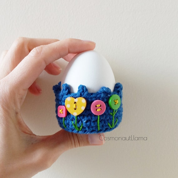 Easter Crochet Egg Holder Pattern Easter Eggwarmer Handmade Etsy