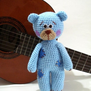 Teddy Bear Pattern, Crochet Tutorial, Amigurumi Teddy Bear Pattern - Crochet Teddy Bear Pdf Tutorial
