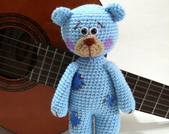 Patron nounours, tutoriel crochet, Patron nounours Amigurumi - Tutoriel nounours au crochet PDF