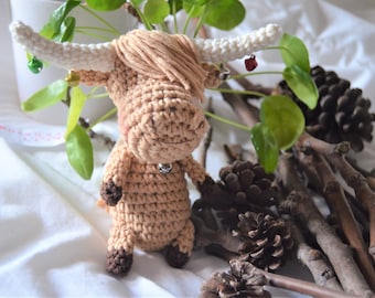 Ox Pattern, Chinese Zodiac Animal, bull, Highland cow Amigurumi, 2021 Year of the Ox Pattern, plush diy, amigurumi toy