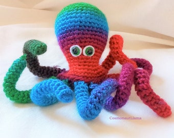 Octopus, Planter, Pen holder, Toy amigurumi crochet pattern, unique and easy amigurumi tutorial, air plant love, stationary, gift idea