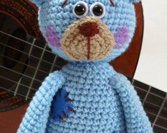 Patron, Modèle Ours En Peluche, Tutoriel Crochet, Modèle Ours En Peluche Amigurumi, Tutoriel Ours En Peluche Crochet Pdf, Motifs D'animaux, Bois