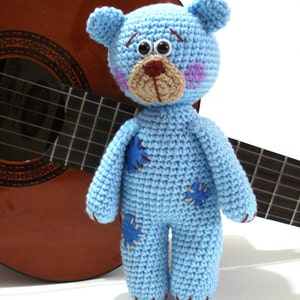 Pattern, Teddy Bear Pattern, Crochet Tutorial, Amigurumi Teddy Bear Pattern - Crochet Teddy Bear Pdf Tutorial