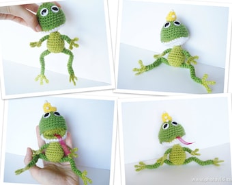 Patrón Amigurumi Rana, Tutorial Rana Crochet, Patrón Juguetes, Animal Amigurumi, Tutorial, Ideas de regalos hechos a mano diy, Peluche para niños, Amigo juguete