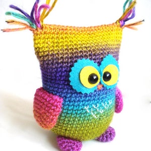 Crochet Pattern, Owl, Instant Download, Crochet tutorial, Crocheted Owly, amigurumi toys, handmade gifts, plush animal image 8