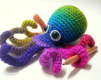 Crochet Tutorial, Octopus, Amigurumi Crocheted Octopus Pattern, Jellyfish Plush for kids, Cute sea animals, crocheted creatures, hakeln