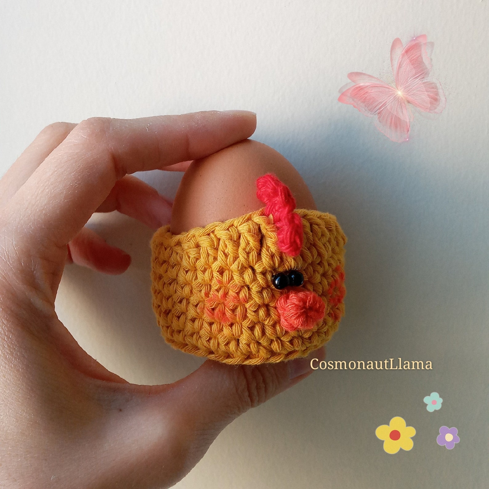 Amigurumi Crochet Chicken Egg Holder Pattern Easter Eggwarmer Etsy