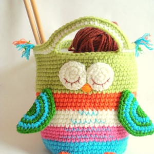 Basket Owl Crochet Pattern Storage Basket Storage Bin Large Crochet Basket Crochet Owl Basket Pattern Storage Containers Home Decor Gift