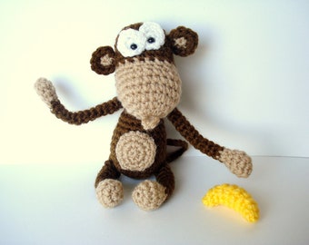 Affen Amigurumi Häkelanleitung (Digitaler Download)
