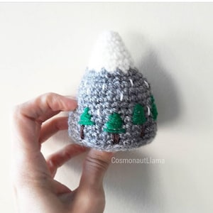 Mountain amigurumi crochet pattern, Home decor, gifts for kids, crocheted toys, tutorial, pdf, instant download, plush, toy gifts