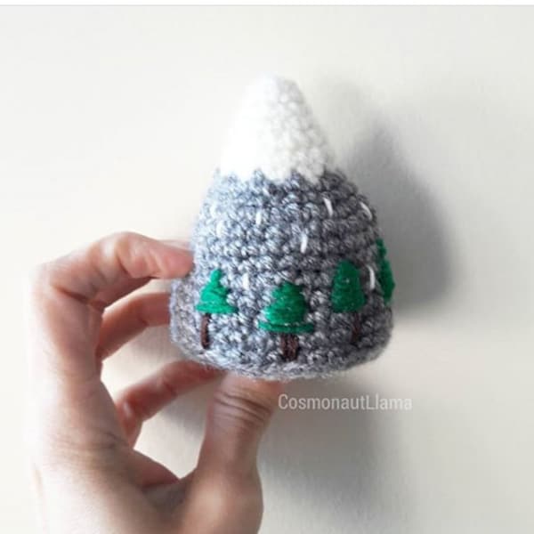 Mountain amigurumi crochet pattern, Home decor, gifts for kids, crocheted toys, tutorial, pdf, instant download, plush, toy gifts