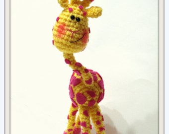 Giraffe Crochet Animal Pattern, Amigurumi Giraffe Pattern, Crocheted African animal  Giraffe, Toy Pattern,