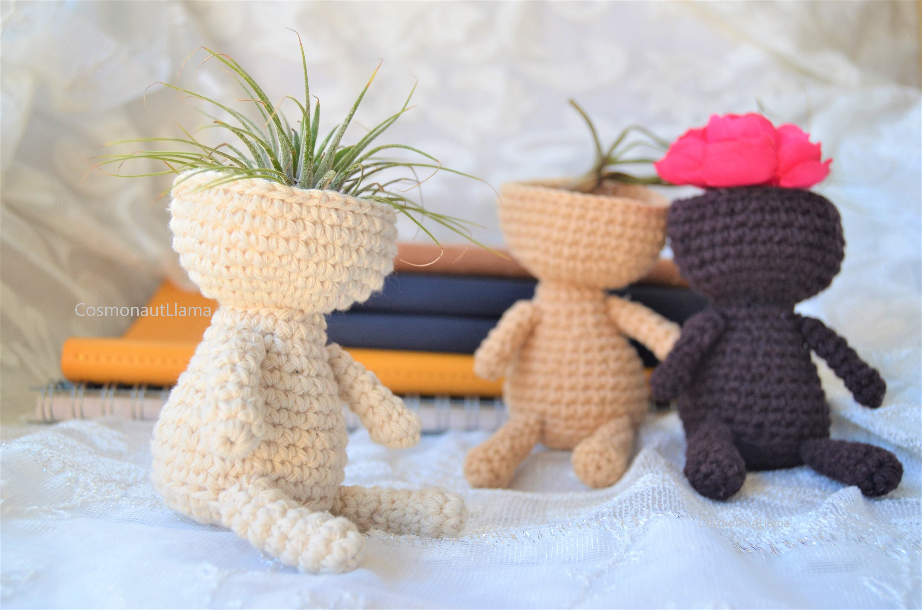 Planter Crochet Pattern, Air Planter, Air Plant Holder, Plant Pot, Home  Decor Amigurumi, Succulent, Decoration, Crocheted Flower Pot, Cozy - Etsy