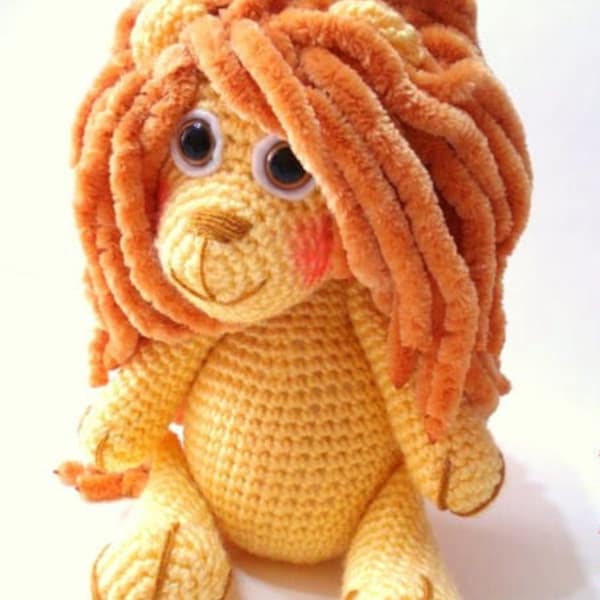 Lion Crochet Pattern, Amigurumi Animal Tutorial, Animal plush, lion, lioness for kids, toy pattern, gift ideas , handmade toys,diy african