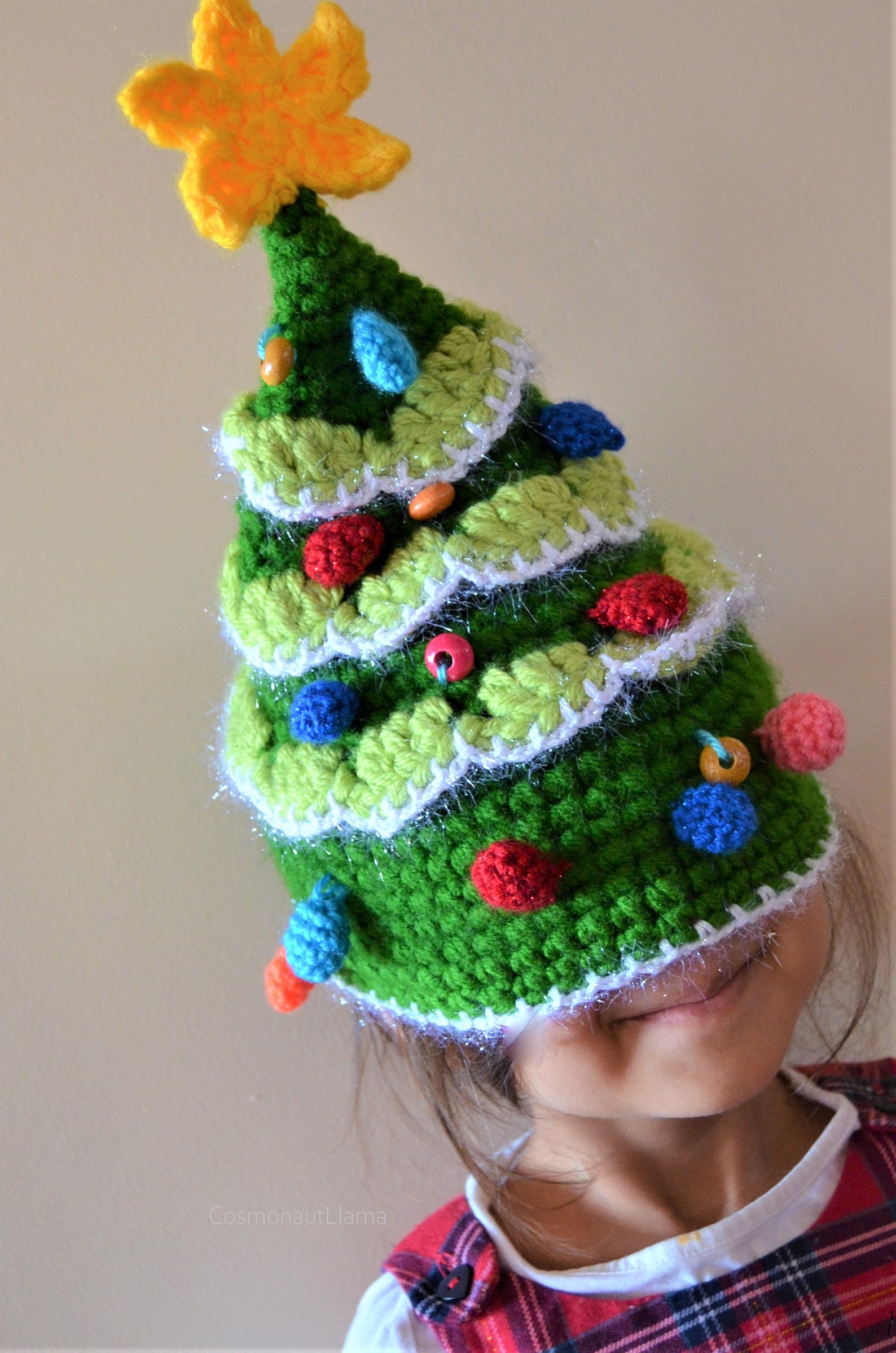 Christmas Tree Crochet Hat Pattern Xmas Gifts for Children Etsy