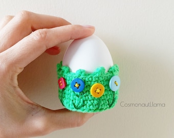 Easter Egg Crochet Pattern, Eggwarmer Handmade crocheted Easter Decor, Homewares, Kitchen Decor Easter Gift, Easter Table, Amigurumi style