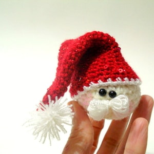 Christmas Pattern, Amigurumi Santa Claus, Crocheted Santa Pattern, Christmas Gifts, Christmas tree ornament crochet pattern, Tutorial, diy
