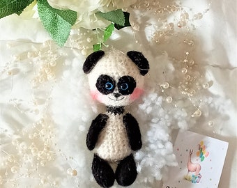 Panda Amigurumi Pattern, Crocheted Teddy Bear Tutorial, Crochet Animal, diy Toys, PDF, Easy to make, Cute Plush, handmade, do it yourself