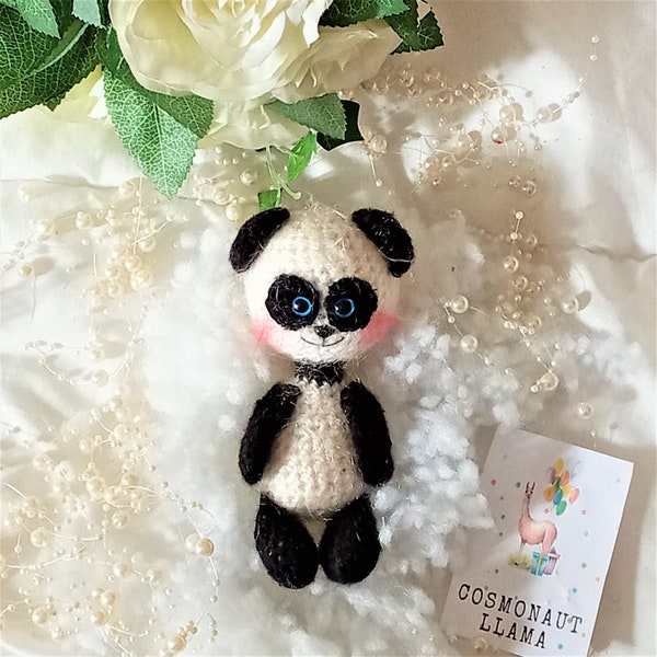 Panda Amigurumi Pattern, Crocheted Teddy Bear Tutorial, Crochet Animal, diy Toys, PDF, Easy to make, Cute Plush, handmade, do it yourself