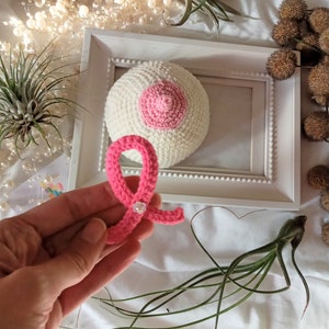 Crochet Boobs, amigurumi boobie pattern, breast pdf tutorial, midwife teaching, breast feeding model, crochet pattern, lactation consultant image 6