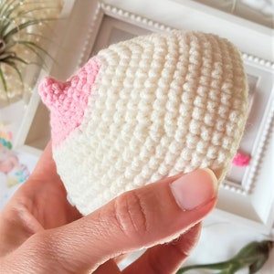 Crochet Boob Pattern, Amigurumi Breast, Pink Ribbon (PDF Pattern)