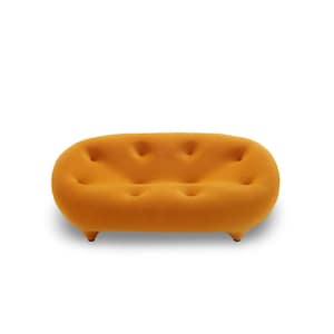 Ploum Loveseat Low Back - Ultraweiches Schaumstoffsofa für modernes Wohnzimmer, Designer Komfort-Sitzmöbel