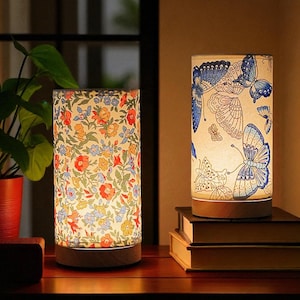 Fabric Lamp, Fabric Lamp Design, Lamp, Desk Lamp, Table Lamp, Bedside Table Lamp, Japanese Lamp, Chinese Lamp, Nordic Lamp, Decor, LED Lamp