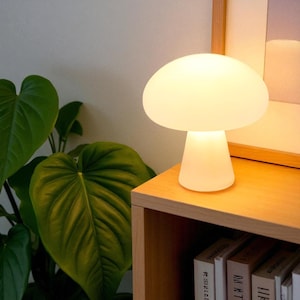 Mushroom Lamp, Lamp, Desk Lamp, Table Lamp, Danish Lamp, Nordic Lamp, Night Lamp, Decor, Home Decor, Ambient Lamp, Bedside Table Lamp