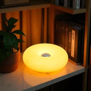 Donut Lamp, Lamp, Orange Donut Lamp, White Donut Lamp, RGB Lamp, Nordic Lamp, Table Lamp, Desk Lamp, Bedside Table Lamp, Night Lamp, Decor