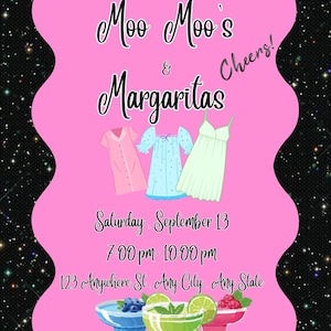 Moo Moo’s & Margaritas Invitation