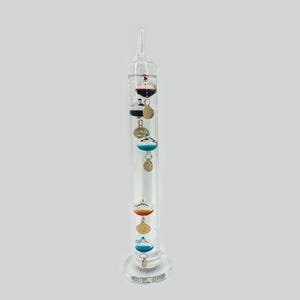 Glass Galileo Thermometer - 11 inches