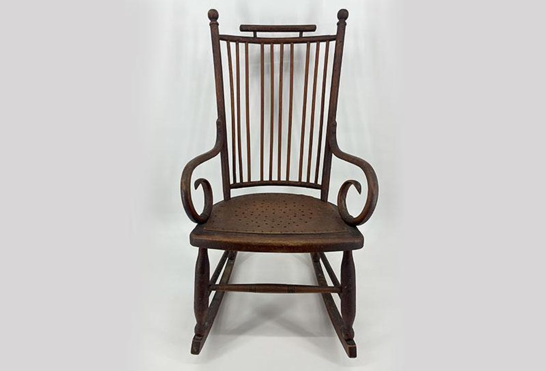 Antique Little Rocking Chair - Etsy